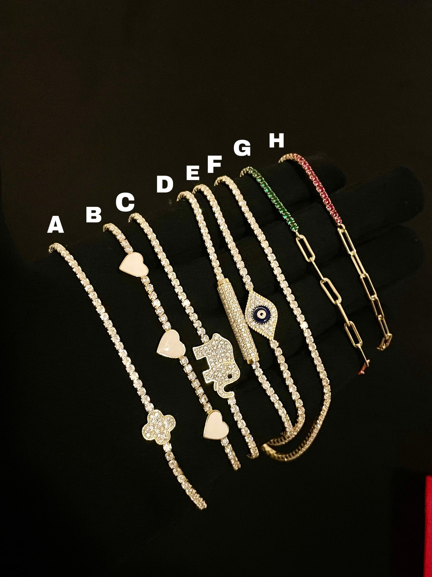 Para Damas| Pulceras tennis ajustables 925