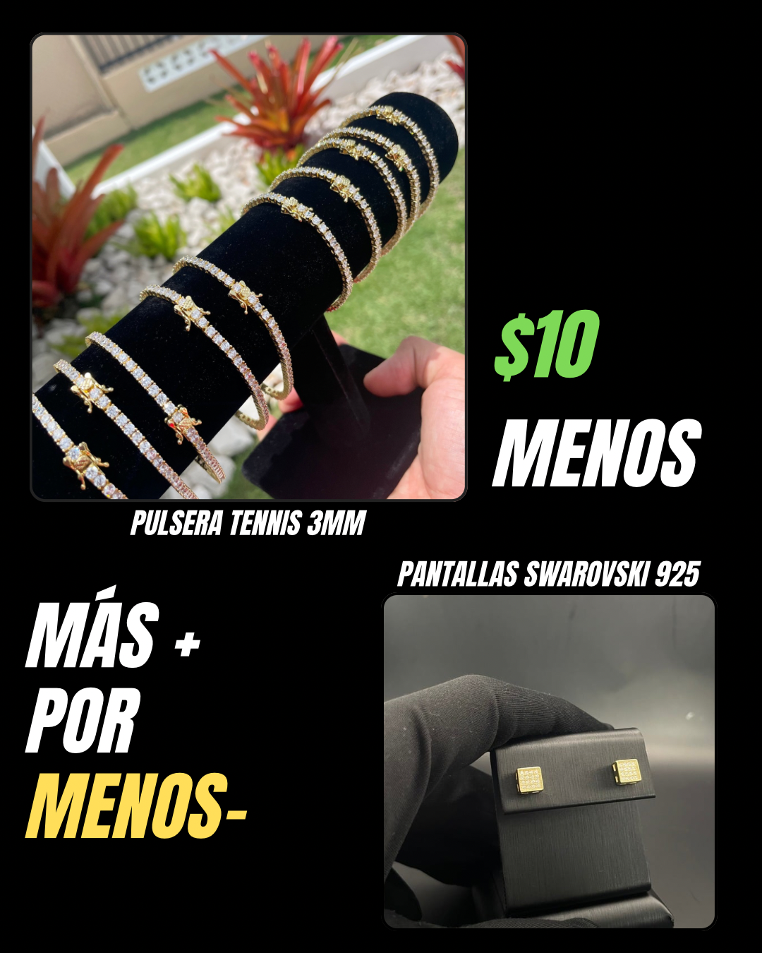 Pulsera tennis + Pantallas 925