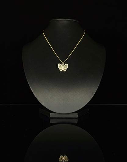 Pendant Mariposa Diamante Moissanite