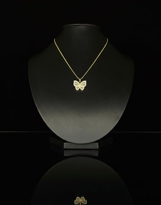 Pendant Mariposa Diamante Moissanite
