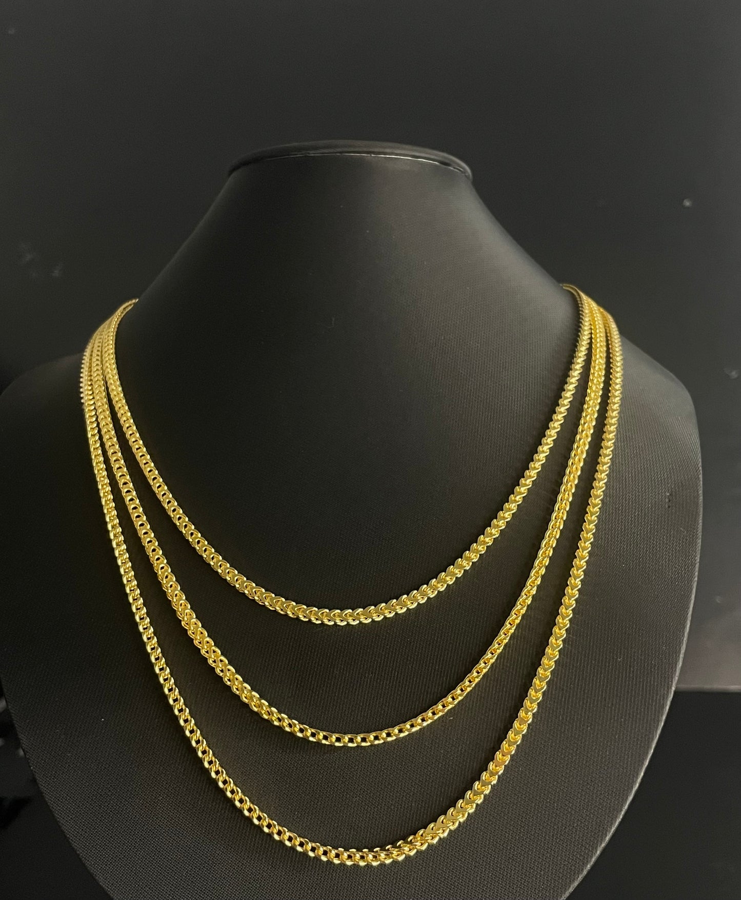 Cadena franco hollow 3mm 925