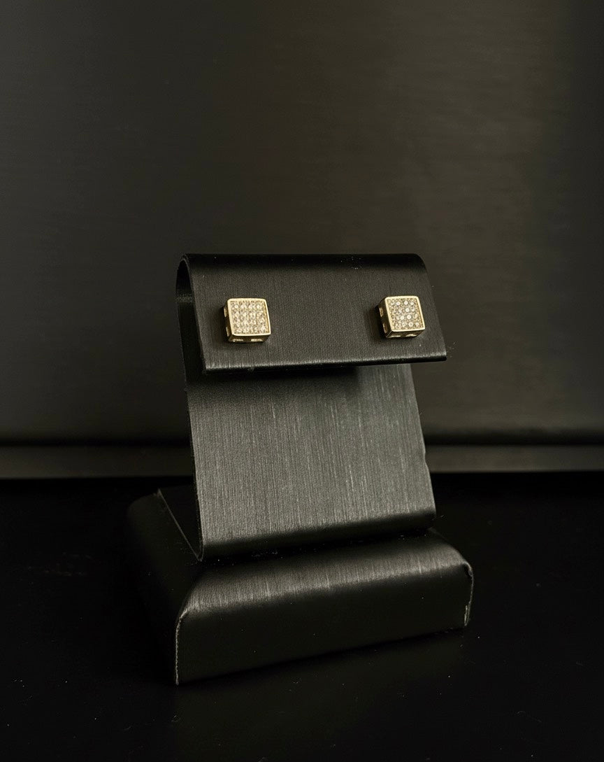 Pantallas cuadradas Moissanite | 925