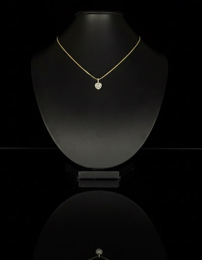 Pendant Corazon Moissanite