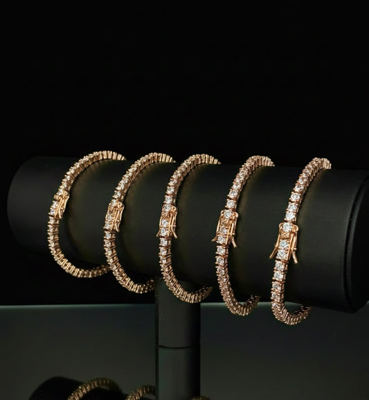 Pulsera Tennis Rose Gold