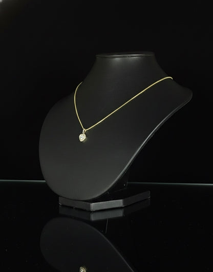 Pendant Corazon Moissanite