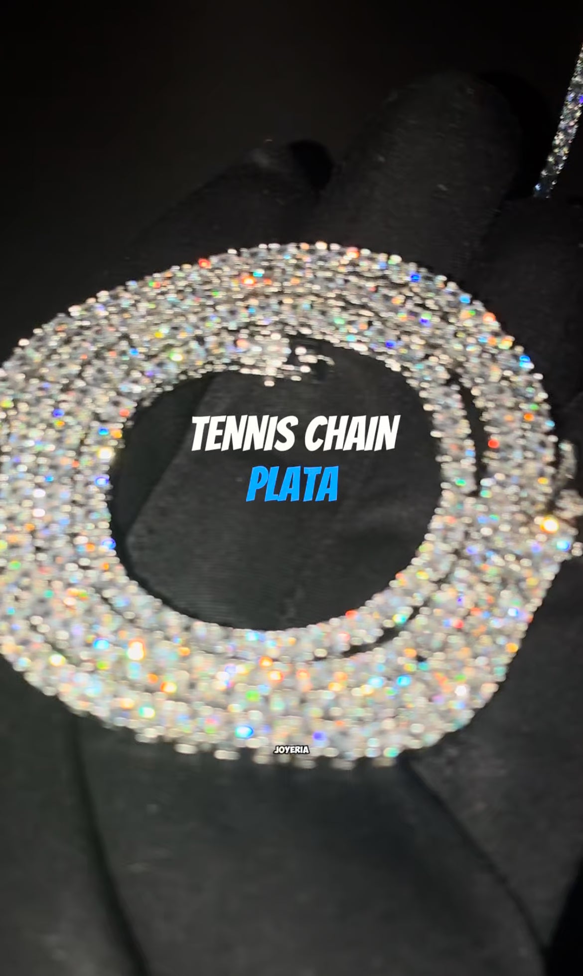 Tennis Chain 3mm 22” Plateada