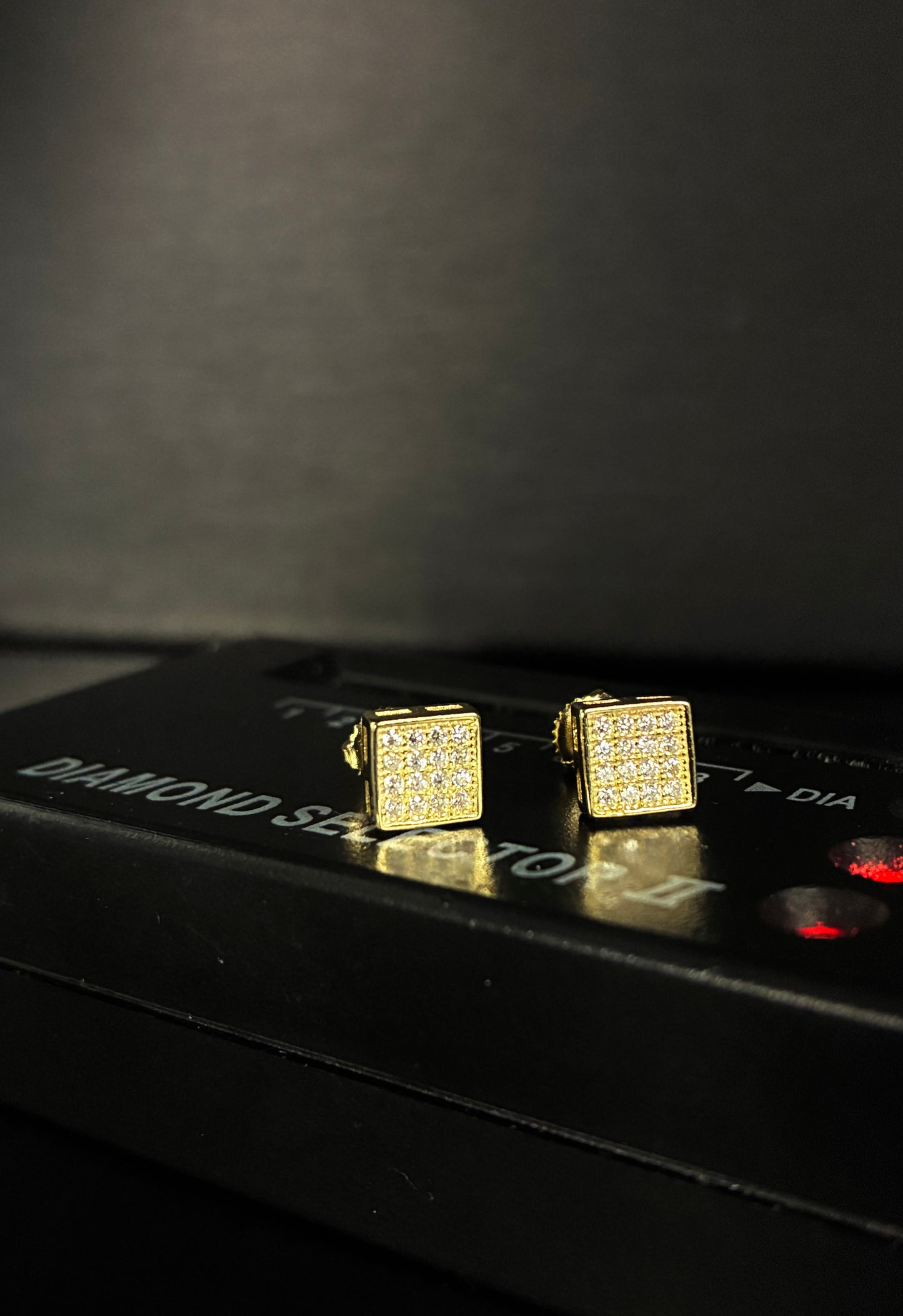 Pantallas cuadradas Moissanite | 925