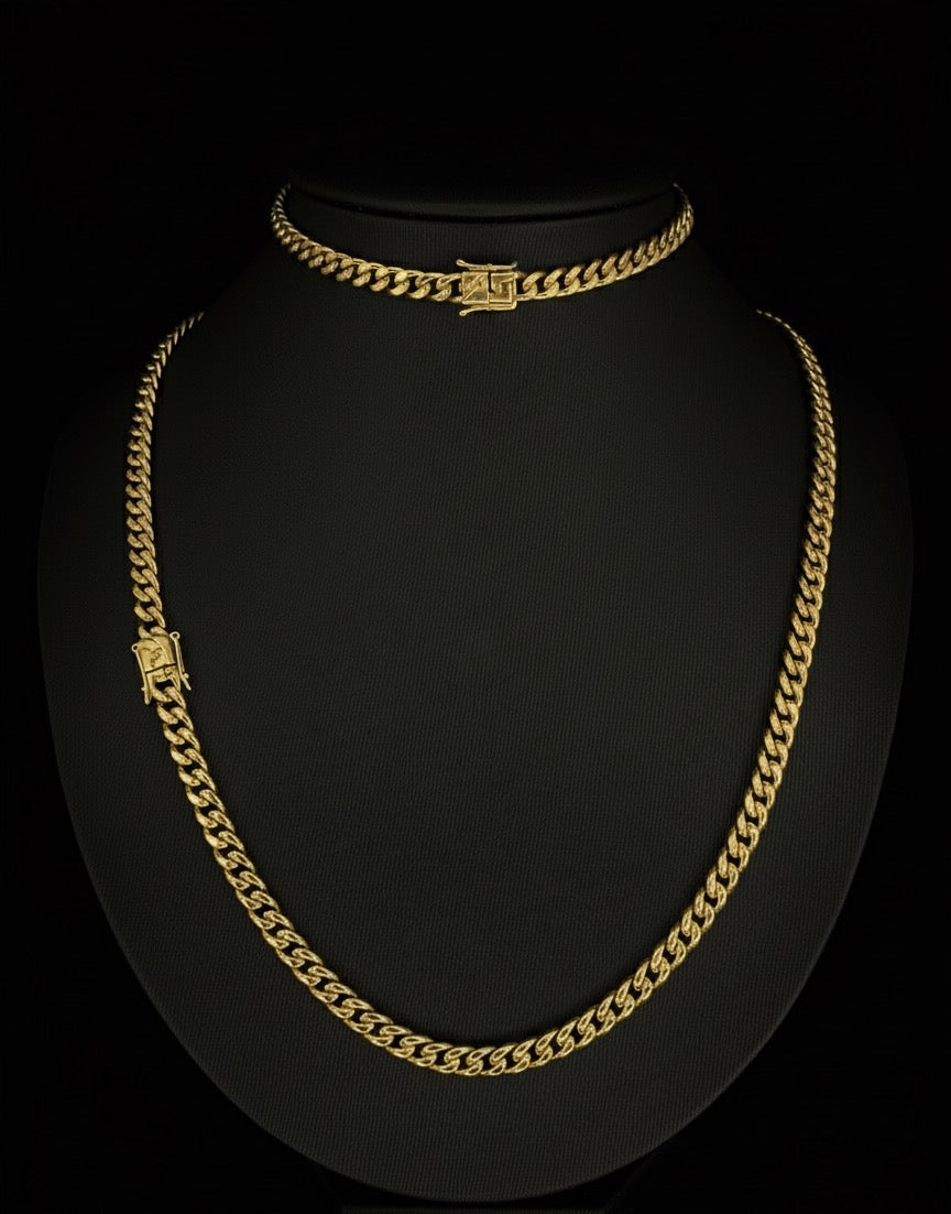 Cubana Miami 6mm + Pulsera gratis