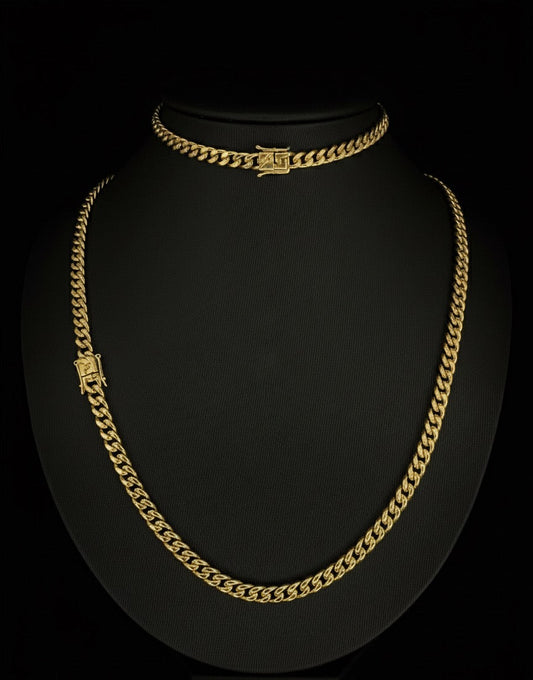 Cubana Miami 6mm + Pulsera gratis