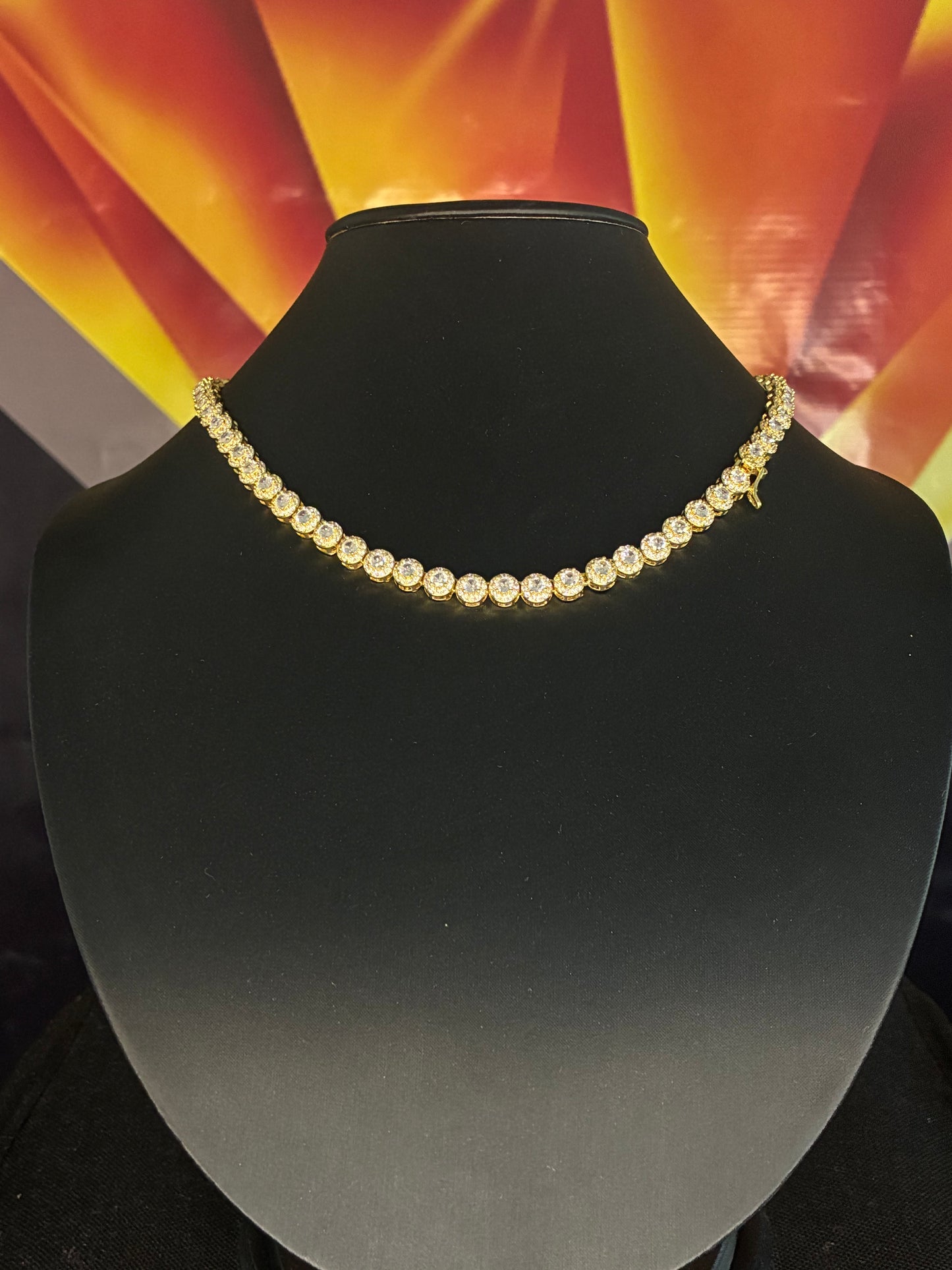 Tennis Chain Redonda 18”