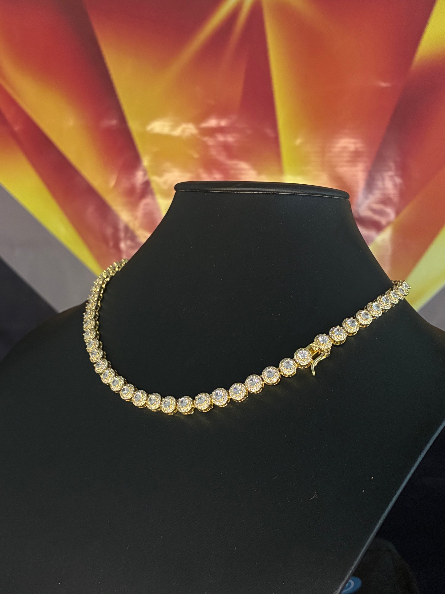 Tennis Chain Redonda 18”